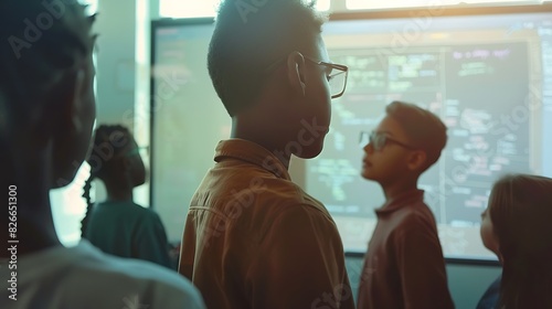 child, intelligence, science, touch screen, coding, development, education, futuristic, innovation, learning, person, technology, back to school, boys, concepts, connection, creativity, display, futur