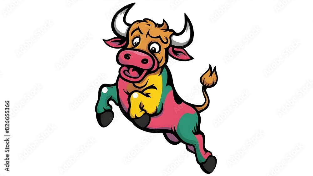 Abstract Bull Artwork for T-Shirt Print Abstract Bull Artwork for T-Shirt Print