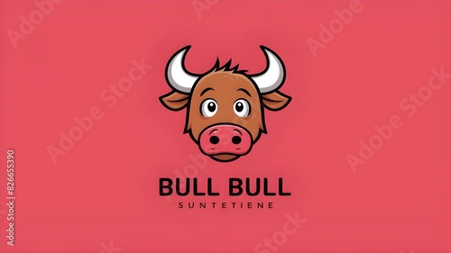 Abstract Bull Artwork for T-Shirt Print