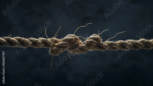 A Frayed Rope on the Brink photo