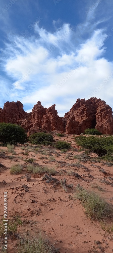 Desert landscape of northwestern Argentina Desert landscape of northwestern Argentina