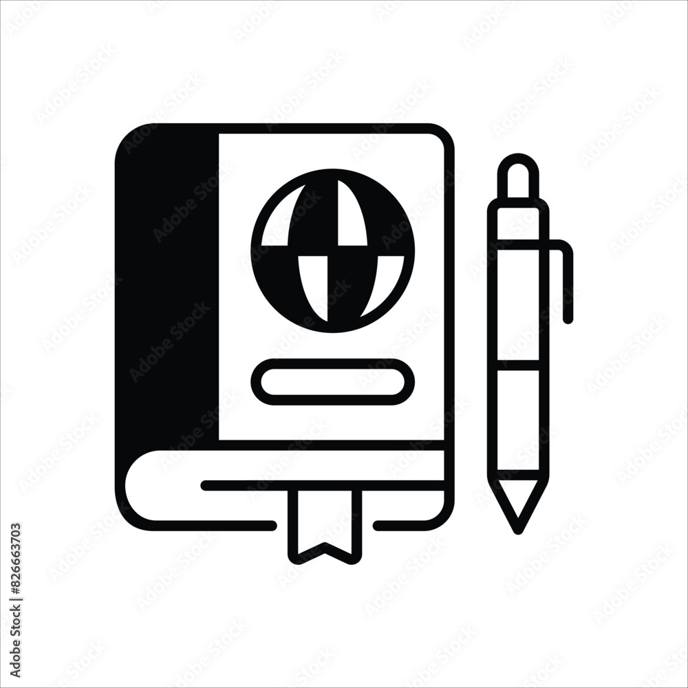 Journal vector icon Journal vector icon