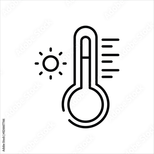 Temperature vector icon