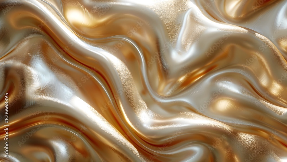 Abstract background with golden liquid waves, fluid texture, luxury and opulence concept, wallpaper design Abstract background with golden liquid waves, fluid texture, luxury and opulence concept, wallpaper design