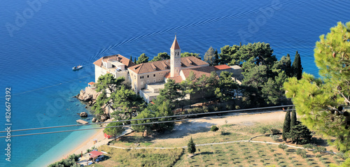 the lovely monastery of Bol, island Brac, Croatia