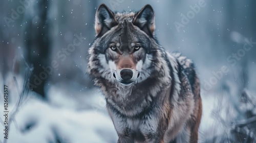 A wolf in the wild © Helen