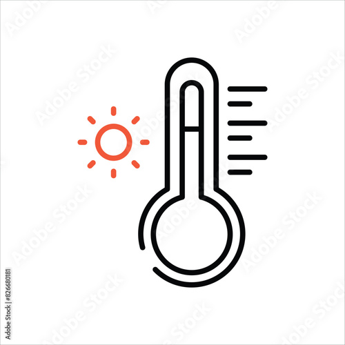 Temperature vector icon
