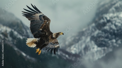 an eagle in the wild