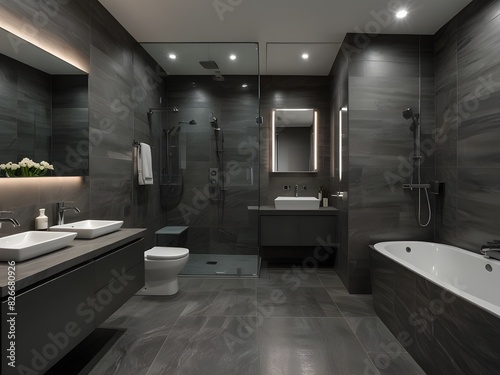 Default_Spacious_bathroom_in_gray_tones_with_heated_floors_0.jpg © Mohsin