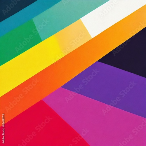 Rainbow Pride Striped Colorful Background