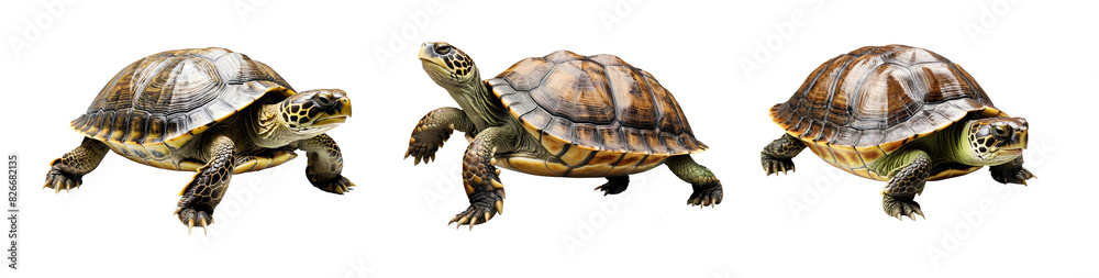 Turtle on transparent background. Turtle on transparent background.