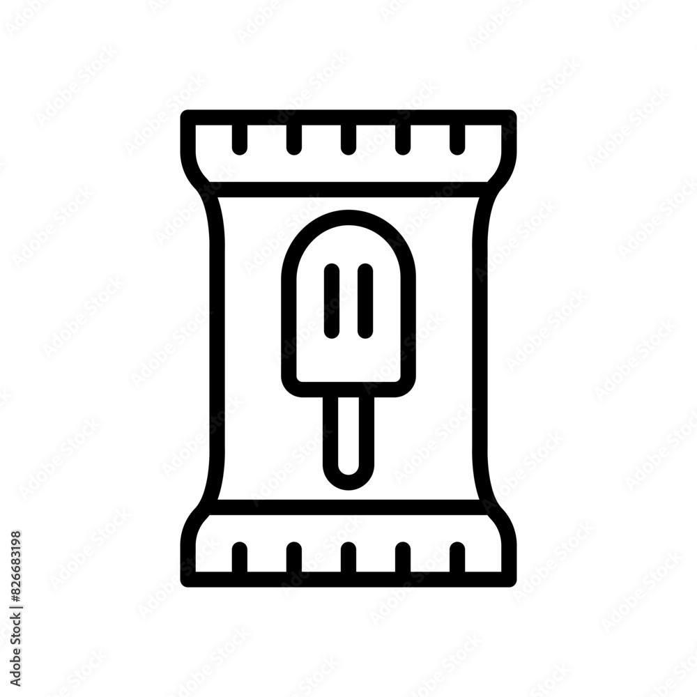 Ice cream line icon. Ice cream icon. Gelato icon isolated on white background. Transparent background, minimalist symbol. Vector images Ice cream line icon. Ice cream icon. Gelato icon isolated on white background. Transparent background, minimalist symbol. Vector images