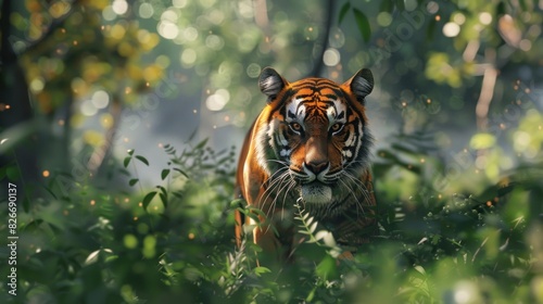 A tiger in the wild © Helen