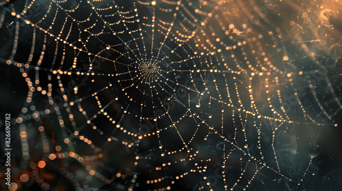 spider web in the night © Sthefany