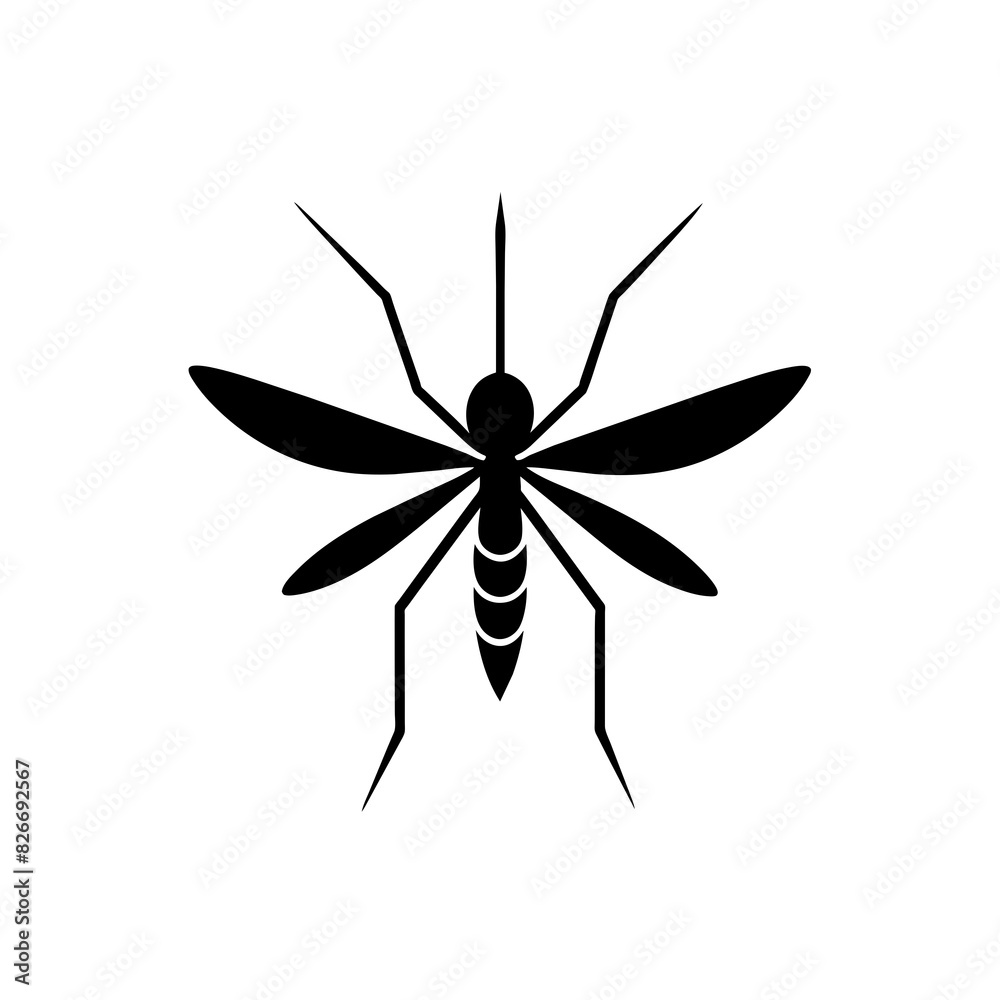 mosquito vector silhouette illustration mosquito vector silhouette illustration
