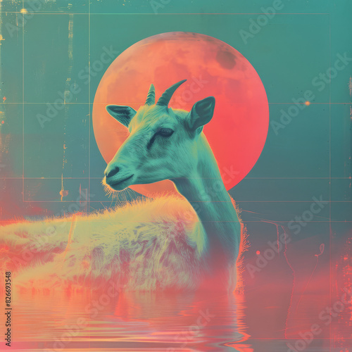 meditating animal - hyperpop and abject art and fine art - Album Covers photo