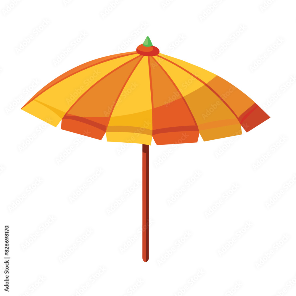 Fototapeta premium parasol isolated on white background