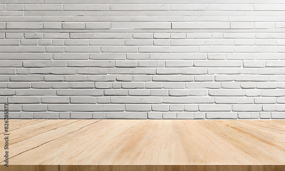 light brick countertop on a light brick wall background light brick countertop on a light brick wall background