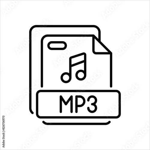 Mp3 vector icon