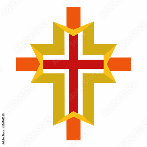 Iconic Christian Cross Symbol
