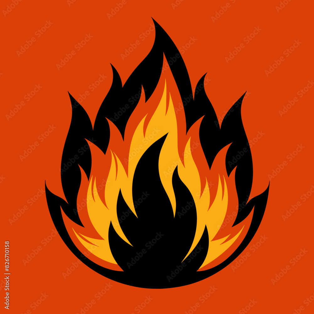 Vibrant Fire Icon Vibrant Fire Icon