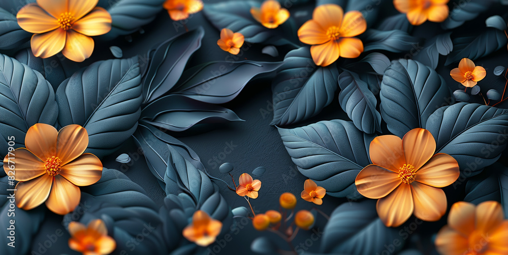 Background illustration with flowers for holiday cards,Generated by AI Background illustration with flowers for holiday cards,Generated by AI