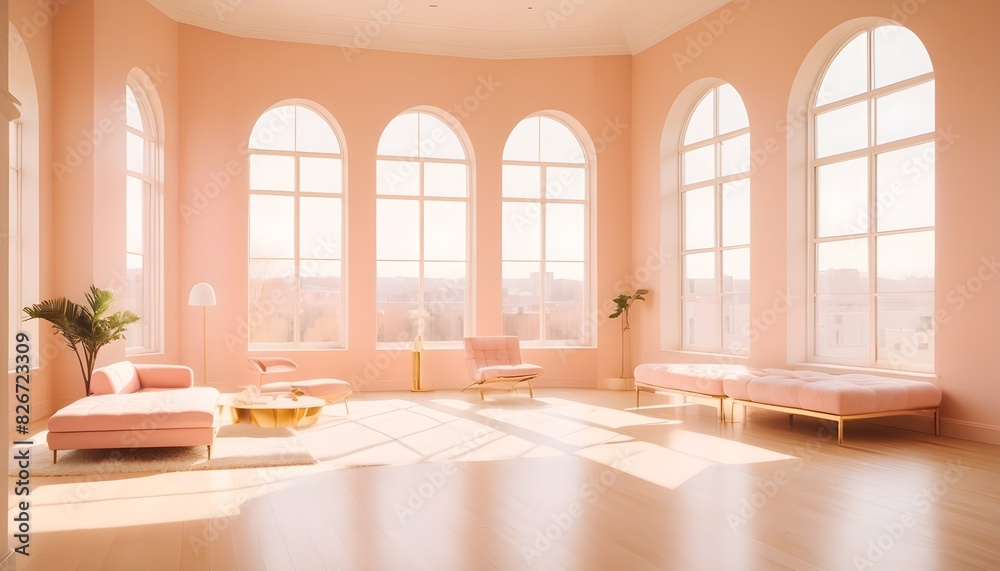 white and gold theme interior modern minimalism photo realism white and gold theme interior modern minimalism photo realism