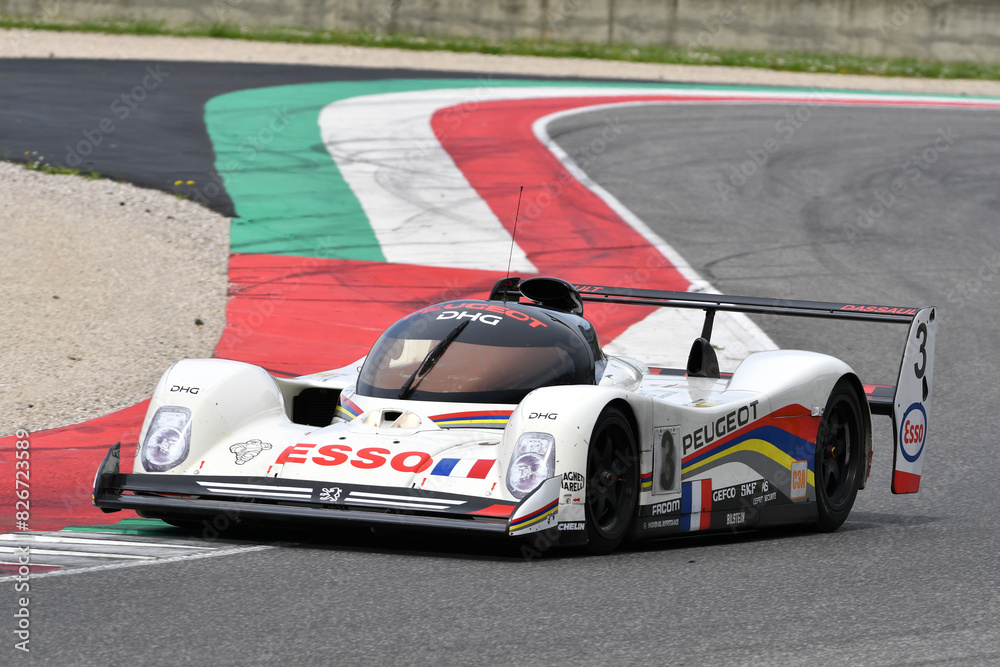 Scarperia, 5 April 2024: Peugeot 905 Evo 1 Bis group C year 1991 in ...