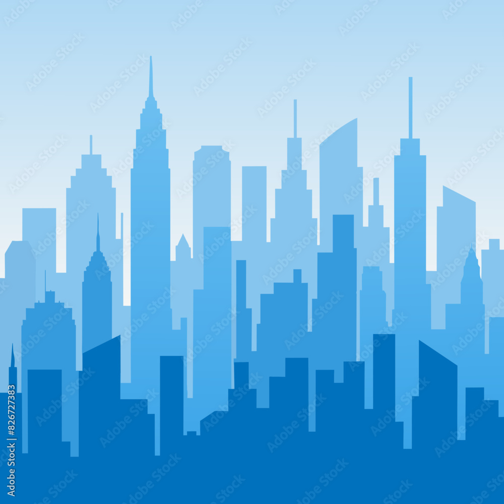 Obraz premium city skyline