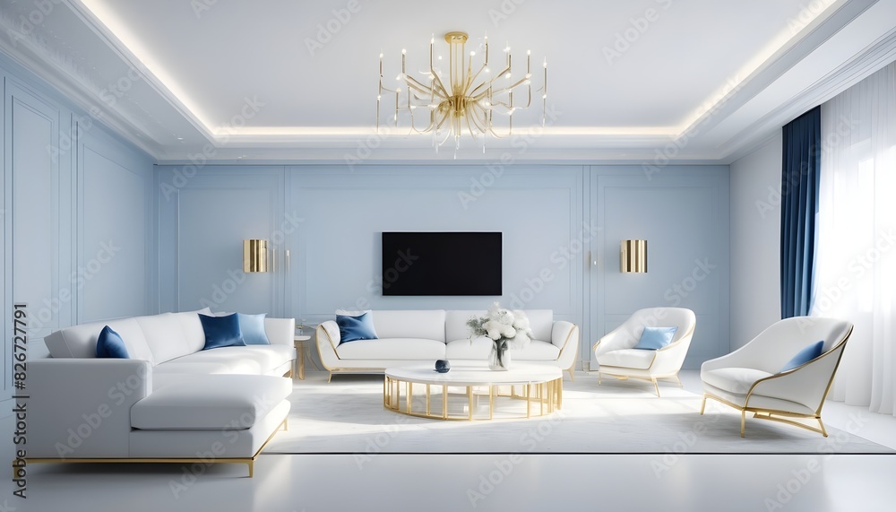 white and gold theme interior modern minimalism photo realism white and gold theme interior modern minimalism photo realism