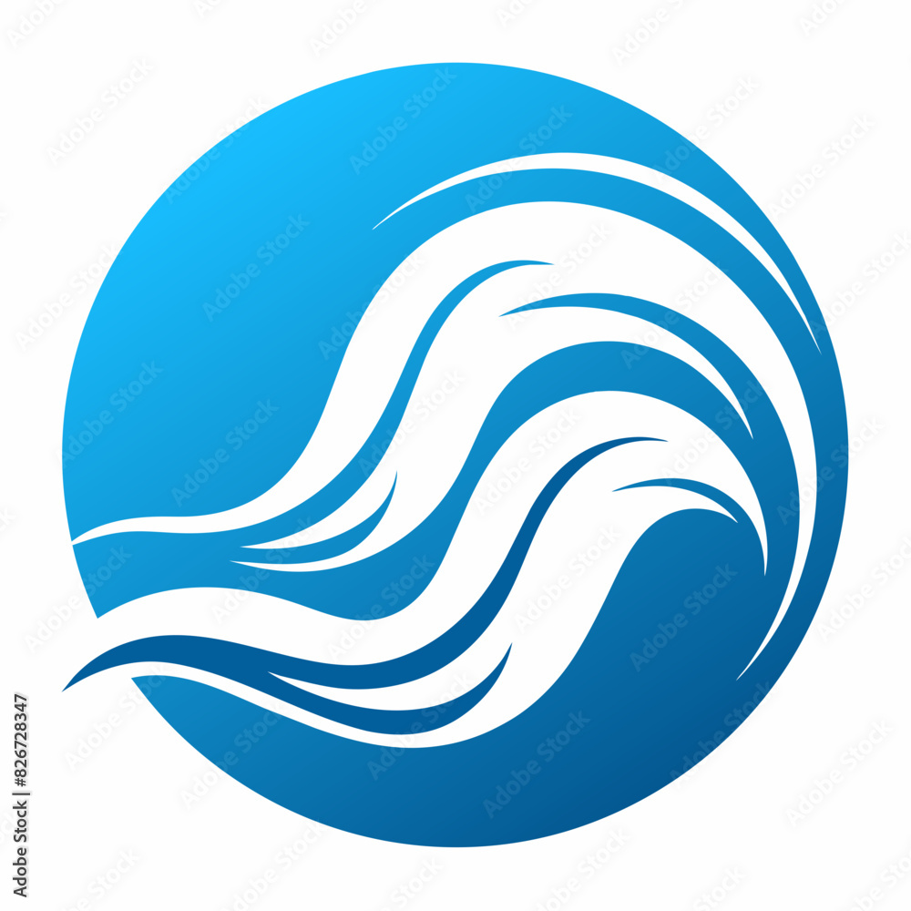 Wave Symbol Logo Design Wave Symbol Logo Design