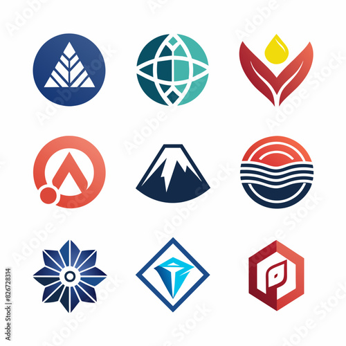 Versatile Logo Design Collection: Emblems and Icons