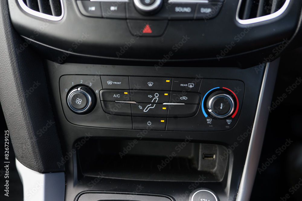 Fototapeta premium Car Climate Controls