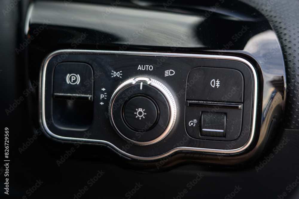 Car Light Control Panel with Auto Lights Feature Car Light Control Panel with Auto Lights Feature