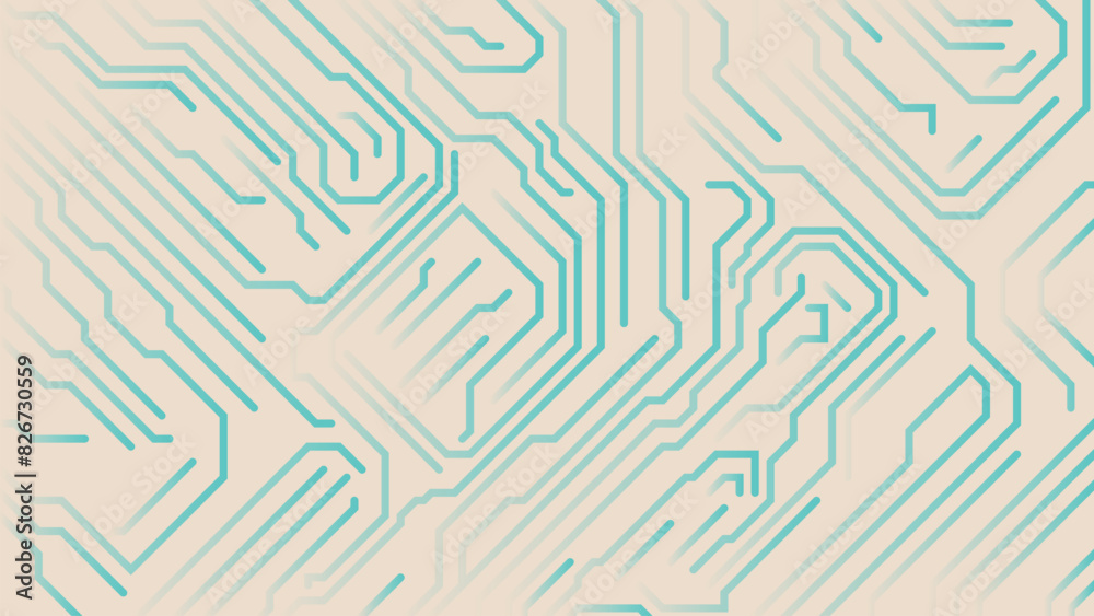 Circuit board, technical background, chip pattern, motherboard, Artificial Intelligence concept. Cian elements in light beige. Computer electronic horizontal backdrop. Flat vector illustration eps 10 Circuit board, technical background, chip pattern, motherboard, Artificial Intelligence concept. Cian elements in light beige. Computer electronic horizontal backdrop. Flat vector illustration eps 10