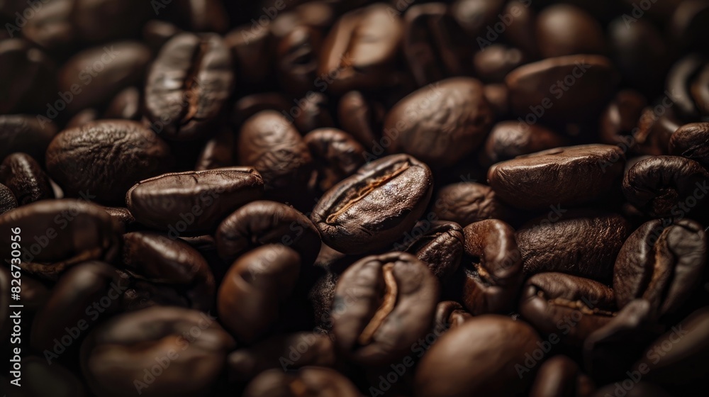 Fresh espresso aroma in coffee beans Fresh espresso aroma in coffee beans