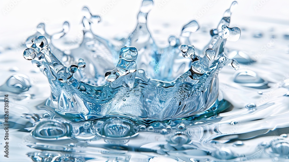 Close-up water surface with splash and air bubbles. Abstract background with dynamic effect. Illustration for cover, card, postcard, interior design or print. Close-up water surface with splash and air bubbles. Abstract background with dynamic effect. Illustration for cover, card, postcard, interior design or print.