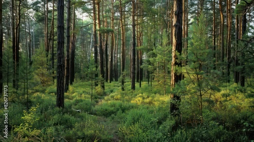 Amur forest ART wallpaper background