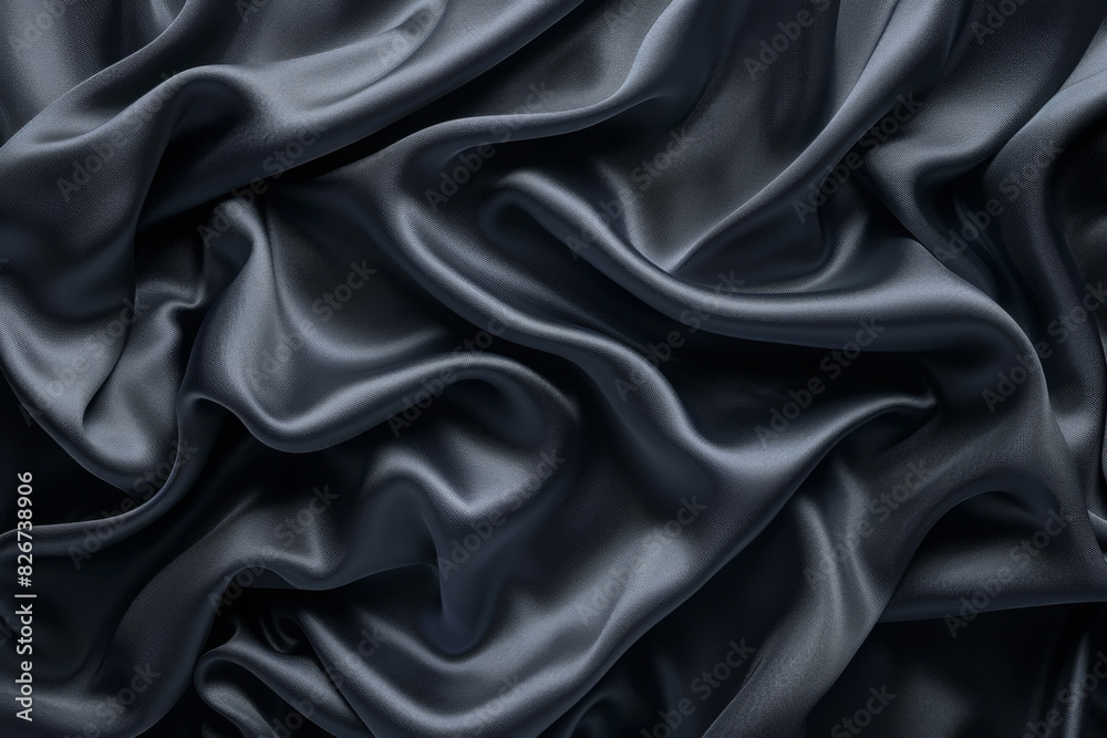 Black silk texture luxurious satin for abstract background. Fabric of dark tone Black silk texture luxurious satin for abstract background. Fabric of dark tone