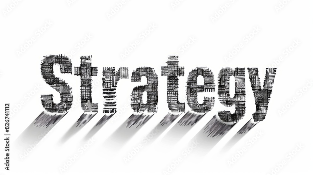 Planning and Business Tactic symbol created in Stippling. Planning and Business Tactic symbol created in Stippling.