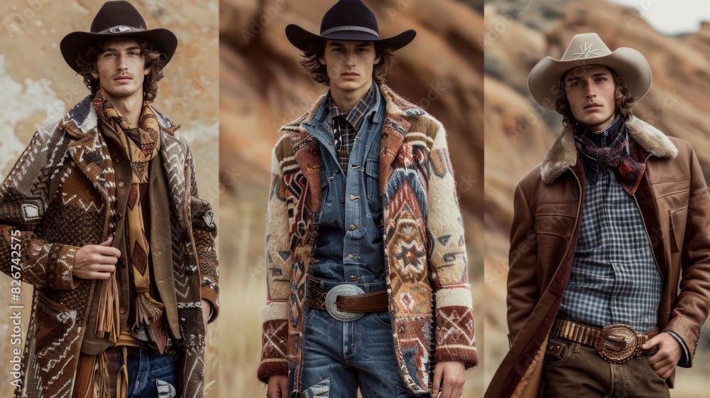 Wrangling with style mastering the art of layering with Westerninspired pieces.