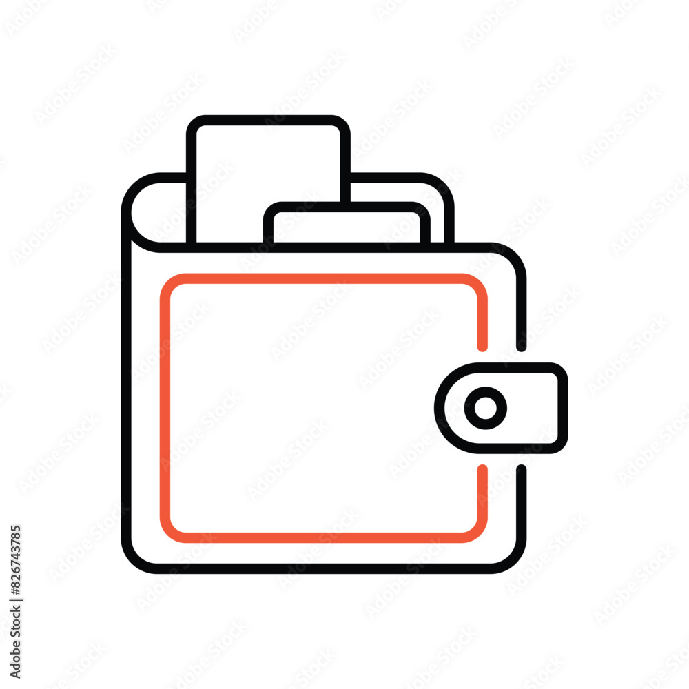 Wallet vector icon Wallet vector icon