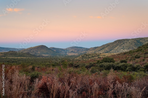 Dusk at Pilanesberg National Park in South Africa