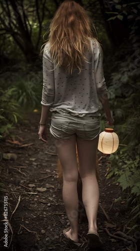 Obraz na płótnie donna, bellezza, natura, estate, foresta, persone, verde, all'aperto, vestito, persona, moda, modella, capelli, parco, bionda, un, boschi, signora, bionda, autunnale, adolescente, erba, alberi, stile w salonie
