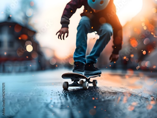 guy on a skateboard photo