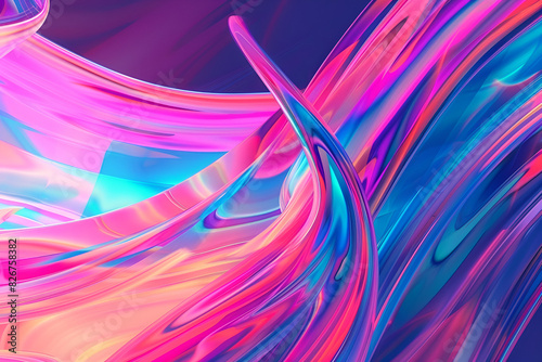 background featuring an abstract geometric pattern with vibrant colors