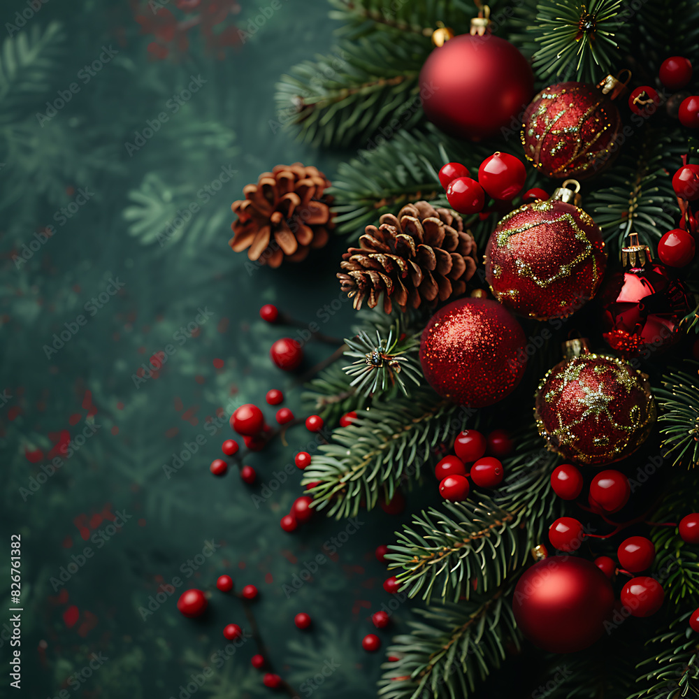 Empty Christmas Stock Photo with Simple Color Palette Empty Christmas Stock Photo with Simple Color Palette