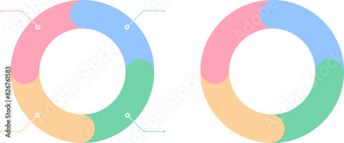 piegraph infographic frame

