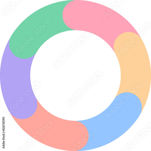piegraph infographic frame
