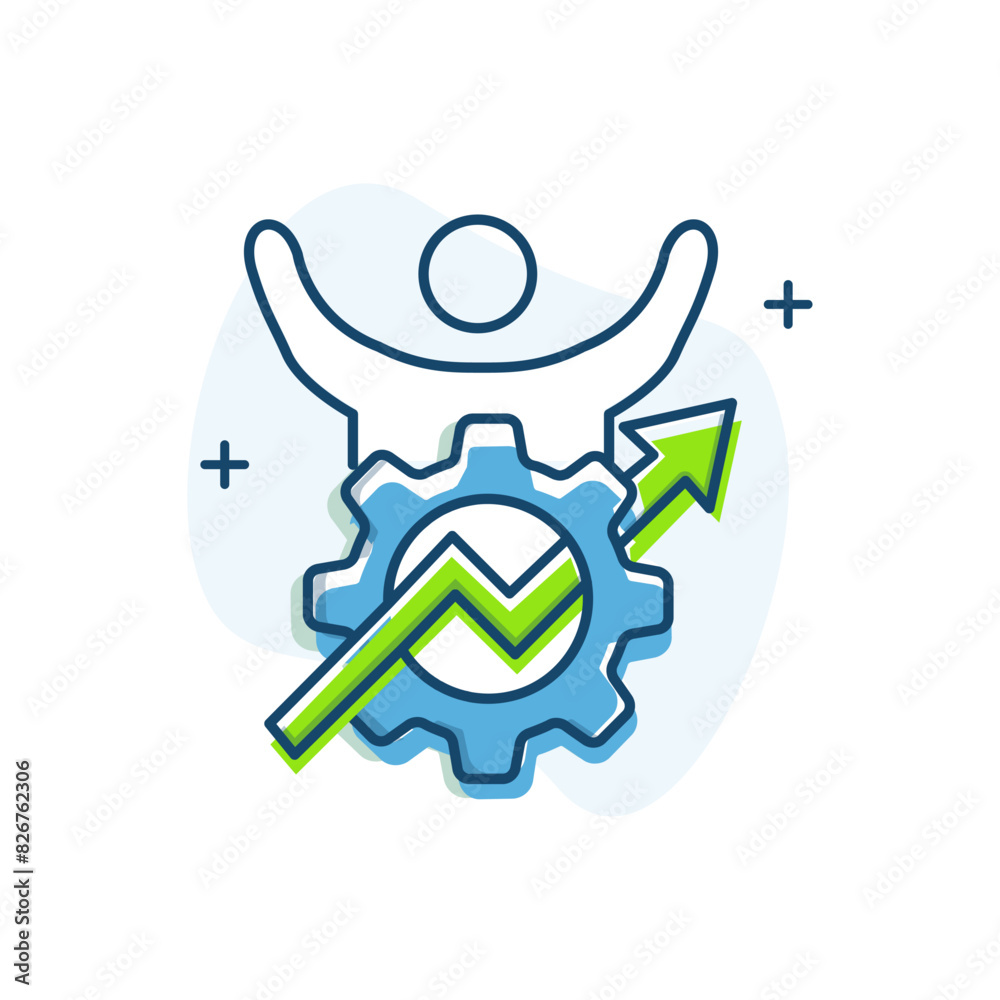 Enhancing Resilience Vector Icon Design Enhancing Resilience Vector Icon Design